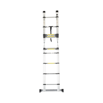 Escalera Telescópica de Aluminio Tipo Tijera de 1.9 + 1.9 Metros de Altura Escalera Telescópica de Aluminio Tipo Tijera de 1.9 + 1.9 Metros de Altura