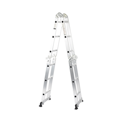 Escalera Multiposiciones de Aluminio de 3.52 Metros, Soporta 150 kg