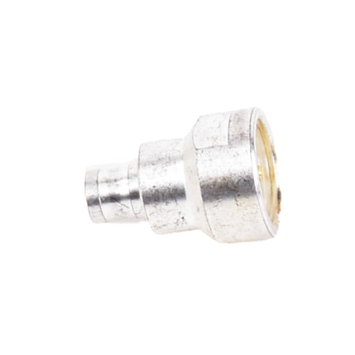 Adaptador UNIDAPT Hembra a Conector SMB Plug (Pin Hembra), Plata/ Oro/ Teflón.