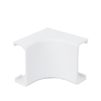 Esquinero interior blanco de PVC auto extinguible, para canaleta PT48 (6120-01002 Esquinero interior blanco de PVC auto extinguible, para canaleta PT48 (6120-01002