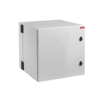 Gabinete Industrial ProTek de Puerta Sólida, Protección NEMA Tipo 4/12; IP66, Abatible, Fabricado en Acero, 12 UR, Color Gris Claro Gabinete Industrial ProTek de Puerta Sólida, Protección NEMA Tipo 4/12; IP66, Abatible, Fabricado en Acero, 12 UR, Color Gris Claro