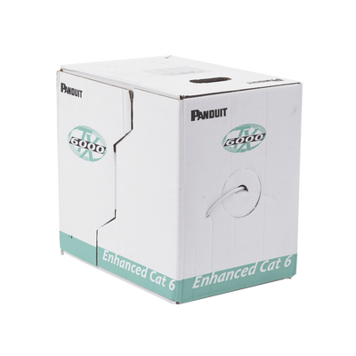 Bobina de Cable UTP 305 m. de Cobre, TX6000™ PanNet, Reelex, Gris Internacional, Categoría 6 Mejorado (23 AWG), PVC (CM), de 4 pares