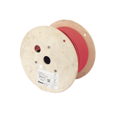 Bobina de Cable UTP de 4 Pares, Vari-MaTriX, Cat6A, 23 AWG, LSZH (Libre de Gases Tóxicos), Color Rojo, 305m