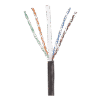 Bobina de Cable UTP de 4 Pares, PanNet, Para Exterior con Gel, Cat6 (23 AWG), Industrial para Climas Extremos, Color Negro, 305 m Bobina de Cable UTP de 4 Pares, PanNet, Para Exterior con Gel, Cat6 (23 AWG), Industrial para Climas Extremos, Color Negro, 305 m