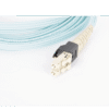 Jumper PViQ de Fibra Óptica Multimodo 50/125 OM4, LC-LC Duplex, LSZH, Color Aqua, 3 Metros Jumper PViQ de Fibra Óptica Multimodo 50/125 OM4, LC-LC Duplex, LSZH, Color Aqua, 3 Metros