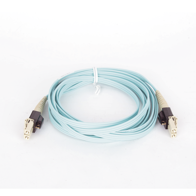 Jumper PViQ de Fibra Óptica Multimodo 50/125 OM4, LC-LC Duplex, LSZH, Color Aqua, 3 Metros Jumper PViQ de Fibra Óptica Multimodo 50/125 OM4, LC-LC Duplex, LSZH, Color Aqua, 3 Metros