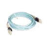 Jumper PViQ de Fibra Óptica Multimodo 50/125 OM4, LC-LC Duplex, LSZH, Color Aqua, 3 Metros Jumper PViQ de Fibra Óptica Multimodo 50/125 OM4, LC-LC Duplex, LSZH, Color Aqua, 3 Metros