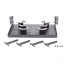 Charola Ventilada Para Administración de Cable en Racks o Gabinetes, con 6 Postes para Control de Holgura, de 19in, 2 UR, Color Negro Charola Ventilada Para Administración de Cable en Racks o Gabinetes, con 6 Postes para Control de Holgura, de 19in, 2 UR, Color Negro