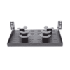 Charola Ventilada Para Administración de Cable en Racks o Gabinetes, con 6 Postes para Control de Holgura, de 19in, 2 UR, Color Negro Charola Ventilada Para Administración de Cable en Racks o Gabinetes, con 6 Postes para Control de Holgura, de 19in, 2 UR, Color Negro