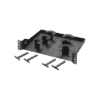 Charola Ventilada Para Administración de Cable en Racks o Gabinetes, con 6 Postes para Control de Holgura, de 19in, 2 UR, Color Negro Charola Ventilada Para Administración de Cable en Racks o Gabinetes, con 6 Postes para Control de Holgura, de 19in, 2 UR, Color Negro