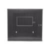 Gabinete PanZone de Montaje en Pared, de 19in, Puerta Ventilada, 12 UR, 635mm de Profundidad, Color Negro Gabinete PanZone de Montaje en Pared, de 19in, Puerta Ventilada, 12 UR, 635mm de Profundidad, Color Negro