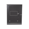 Gabinete PanZone de Montaje en Pared, de 19in, Puerta Ventilada, 18 UR, 635mm de Profundidad, Color Negro Gabinete PanZone de Montaje en Pared, de 19in, Puerta Ventilada, 18 UR, 635mm de Profundidad, Color Negro