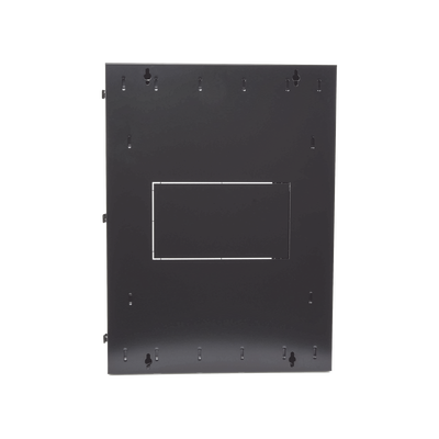 Gabinete PanZone de Montaje en Pared, de 19in, Puerta con Ventana de Seguridad, 18 UR, 635mm de Profundidad, Color Negro Gabinete PanZone de Montaje en Pared, de 19in, Puerta con Ventana de Seguridad, 18 UR, 635mm de Profundidad, Color Negro