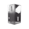 Gabinete PanZone de Montaje en Pared, de 19in, Puerta con Ventana de Seguridad, 26 UR, 635mm de Profundidad, Color Negro