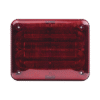 Luz de advertencia Quadraflare LED, Flasher Integrado y Mica de color Rojo