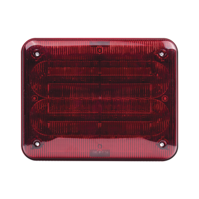 Luz de advertencia Quadraflare LED, Flasher Integrado y Mica de color Rojo
