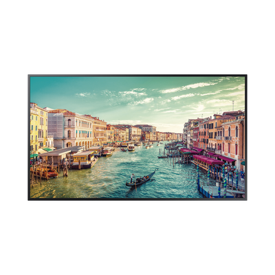 Pantalla Profesional de 85", Resolución UHD 3840X2160 PIX., Entradas de Video DVI / HDMI / DisplayPort / HDCP, Bocinas Integradas 10W. Compatible VESA