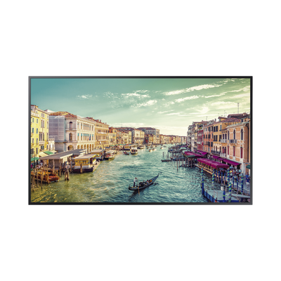 Pantalla Profesional de 85", Resolución UHD 3840X2160 PIX., Entradas de Video DVI / HDMI / DisplayPort / HDCP, Bocinas Integradas 10W. Compatible VESA