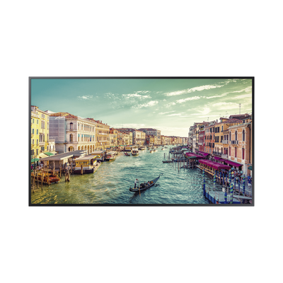 Pantalla Profesional de 85", Resolución UHD 3840X2160 PIX., Entradas de Video DVI / HDMI / DisplayPort / HDCP, Bocinas Integradas 10W. Compatible VESA