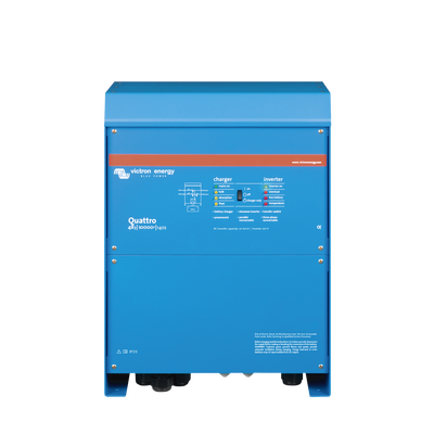 Quattro 48/10000/140-100/100 / Inversor Cargador de Onda Pura / Entrada 48 Vcc / Salida 8000 W 120 Vca 60 Hz Quattro 48/10000/140-100/100 / Inversor Cargador de Onda Pura / Entrada 48 Vcc / Salida 8000 W 120 Vca 60 Hz