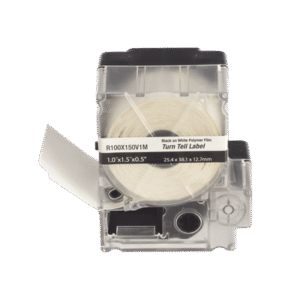 Casete de 100 Etiquetas Autolaminadas Turn-Tell, Con Rotación para Mejor Visibilidad, para Cables de Redes de Cobre o Fibra Óptica, de 5.5 a 7.1 mm de Diámetro Casete de 100 Etiquetas Autolaminadas Turn-Tell, Con Rotación para Mejor Visibilidad, para Cables de Redes de Cobre o Fibra Óptica, de 5.5 a 7.1 mm de Diámetro
