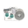 Casete de 75 Etiquetas Autolaminadas Turn-Tell, Con Rotación para Mejor Visibilidad, para Cables de Redes de Cobre o Fibra Óptica, de 7.1 a 9.9 mm de Diámetro