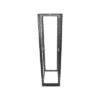 Rack de Cuatro Postes Estándar de 19", Rieles Numerados y Roscados #12-24, Profundidad Máxima de 30 in, 45 Unidades de Rack, Color Negro