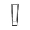 Rack de Cuatro Postes Estándar de 19", Rieles Numerados y Roscados #12-24, Profundidad Máxima de 30 in, 45 Unidades de Rack, Color Negro