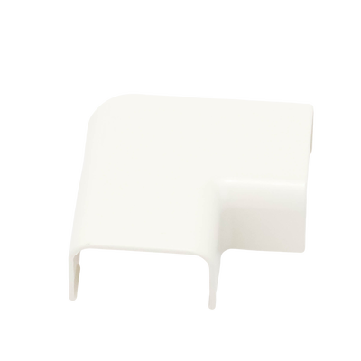 Conexión en ángulo recto "L", para uso con canaleta LD10, material ABS, Color Blanco Mate