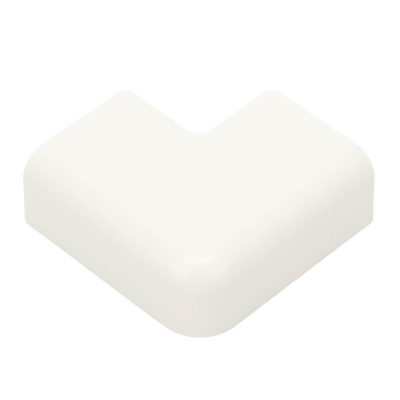 Conexión en ángulo recto "L", para uso con canaleta LD10, material ABS, Color Blanco Mate