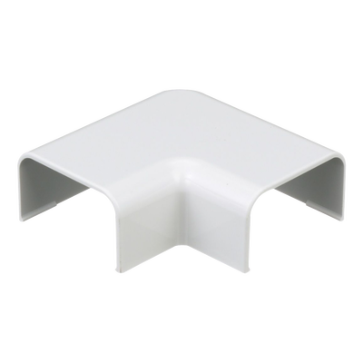Conexión en ángulo recto "L", para uso con canaleta LD10, material ABS, Color Blanco Conexión en ángulo recto "L", para uso con canaleta LD10, material ABS, Color Blanco