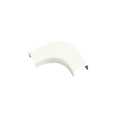 Curva de radio controlado, para uso con canaleta LD5, material ABS, Colo Blanco Mate Curva de radio controlado, para uso con canaleta LD5, material ABS, Colo Blanco Mate