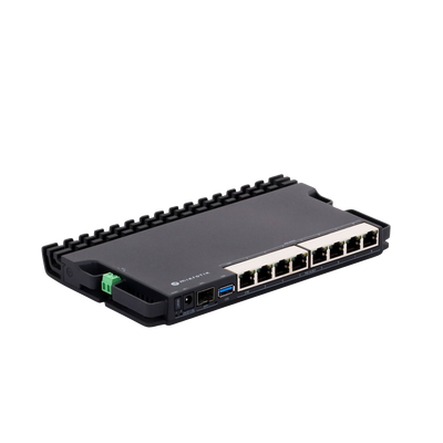 RB5009UPr+S+IN 8 puertos PoE in/out, 1 SFP+, Solo RouterOS v7
