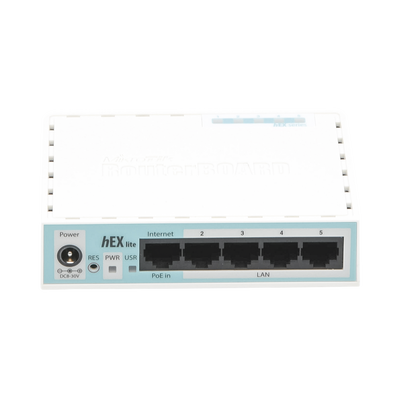 (hEX lite) RouterBoard, 5 Puertos Fast Ethernet
