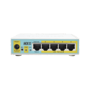 (hEX PoE LITE) RouterBoard, 5 Puertos Fast Ethernet, 4 con PoE Pasivo, 1 Puerto USB (hEX PoE LITE) RouterBoard, 5 Puertos Fast Ethernet, 4 con PoE Pasivo, 1 Puerto USB