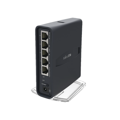 (hAP ac lite Tower) 5 Puertos Fast Ethernet, WiFi Doble Banda 802.11ac, Base tipo Torre (hAP ac lite Tower) 5 Puertos Fast Ethernet, WiFi Doble Banda 802.11ac, Base tipo Torre