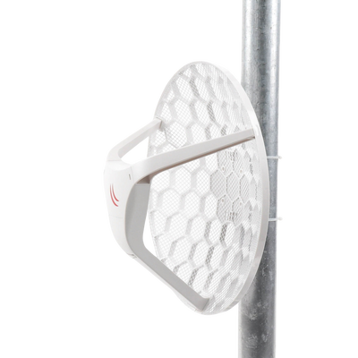 (LHG 5) Cliente y PtP en 5 GHz 802.11 a/n, Antena Integrada de 24.5dBi, Hasta 316mW de Potencia.