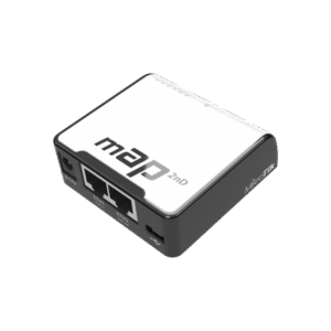 (mAP) 2 Puertos Fast Ethernet, 1 Puerto MicroUSB, WiFi 2.4 GHz 802.11 b/g/n