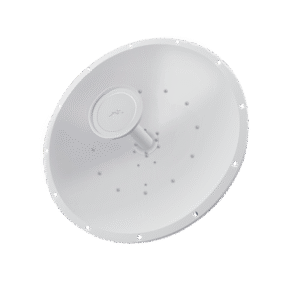 Antena Direccional RocketDish airMAX, ideal para enlaces Punto a Punto, frecuencia 5 GHz (4.9 - 5.8 GHz) de 34 dBi Antena Direccional RocketDish airMAX, ideal para enlaces Punto a Punto, frecuencia 5 GHz (4.9 - 5.8 GHz) de 34 dBi