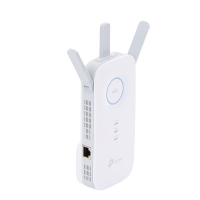 Repetidor / Extensor de Cobertura WiFi AC, 1750 Mbps, doble banda 2.4 GHz y 5 GHz, con 1 puerto 10/100/1000 Mbps, 3 antenas externas