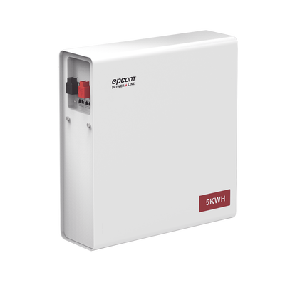 Batería de Litio Hierro Fosfato (LiFePO4) de 5 Kwh, 51.2 Vcc, 100 Ah, Outdoor, Instalación a pared Batería de Litio Hierro Fosfato (LiFePO4) de 5 Kwh, 51.2 Vcc, 100 Ah, Outdoor, Instalación a pared