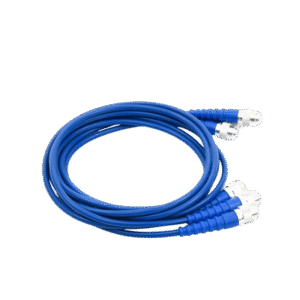 Juego de 3 Cables Doble Malla de 48" con Adaptadores UNIDAPT en los Extremos. Juego de 3 Cables Doble Malla de 48" con Adaptadores UNIDAPT en los Extremos.