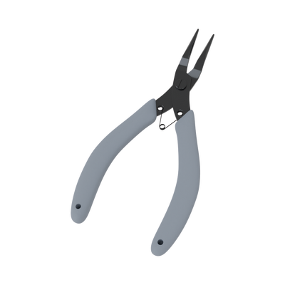 Pinzas de Punta Redonda Aserrada de 4.5" (125 mm) en Acero Inoxidable.