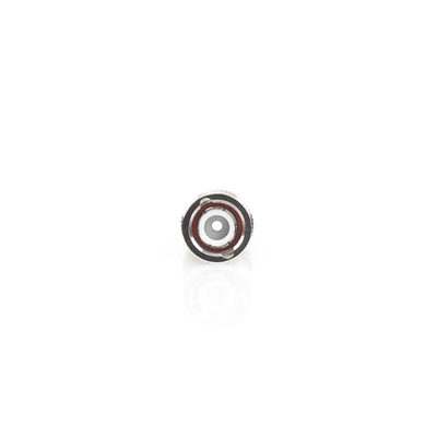Conector BNC Macho de Anillo Plegable para Cable LMR-195, RG-58/U, RG-142, Níquel/ Oro/ Teflón.