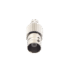 Conector BNC Hembra de Anillo para Cables RG-8/X, LMR-240, 9258, Níquel/ Oro/ Delrin.