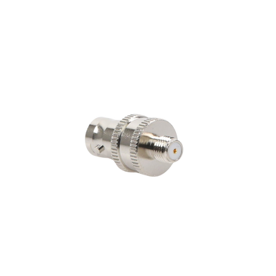 Adaptador en Línea de Conector BNC Hembra a SMA Hembra Corto / Celulares Motorola, Níquel/ Oro/ Teflón. Adaptador en Línea de Conector BNC Hembra a SMA Hembra Corto / Celulares Motorola, Níquel/ Oro/ Teflón.
