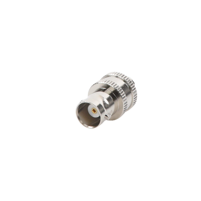 Adaptador en Línea de Conector BNC Hembra a SMA Hembra Corto / Celulares Motorola, Níquel/ Oro/ Teflón. Adaptador en Línea de Conector BNC Hembra a SMA Hembra Corto / Celulares Motorola, Níquel/ Oro/ Teflón.