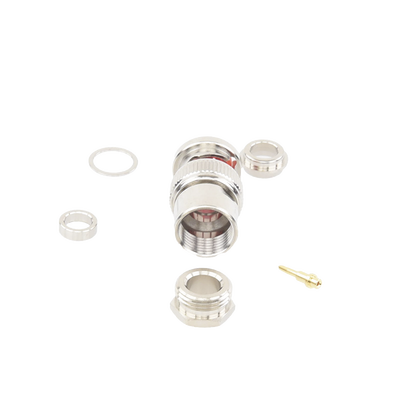 Conector BNC Macho de Rosca para Ensamblar en Cable RG-59/U, Níquel/ Oro/ Teflón.