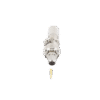 Conector BNC Macho de Anillo Plegable para Cable Belden 8281 tipo RG-59/U, Níquel/ Oro/ Delrin.