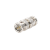 Adaptador tipo Barril para 75 Ohm, de Conector BNC Macho a BNC Macho, Niquel/ Oro/ Teflón.